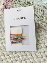 Color-Blocked Knit Bandeau Top with Gilded Accents