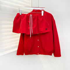 Scarlet Shirt & Drawstring Shorts Co-ord