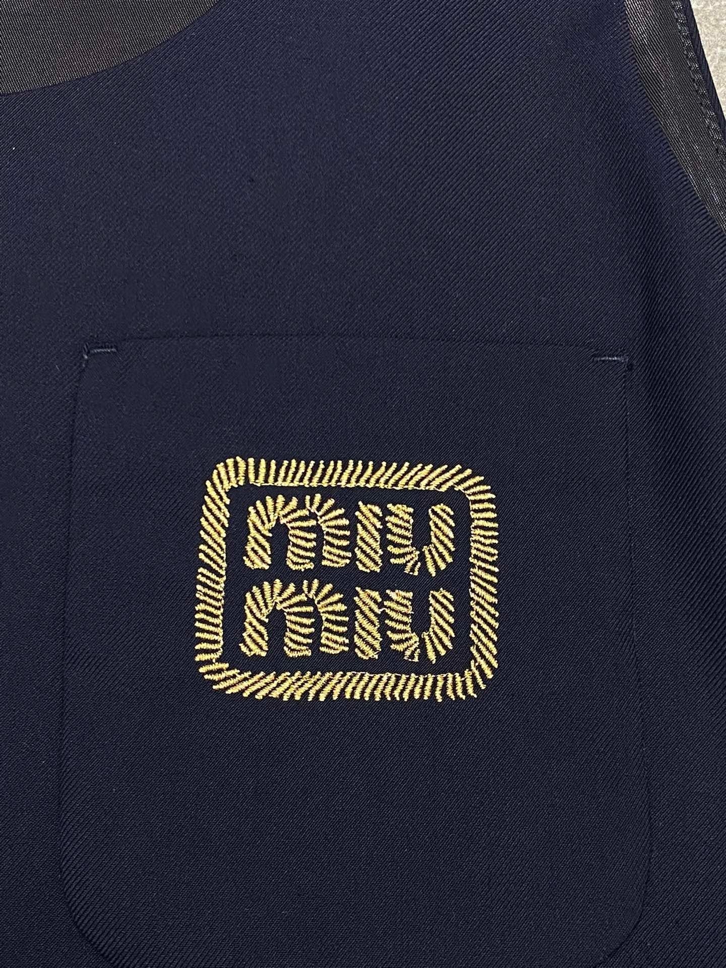 Navy Blue Sleeveless Dress with Belt