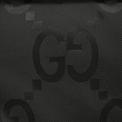 Doudoune à capuche en toile jacquard Double G à motif foncé
