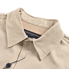 Veste chemise patchwork presbyte floquée