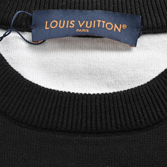 Pull à logo jacquard all-over muté