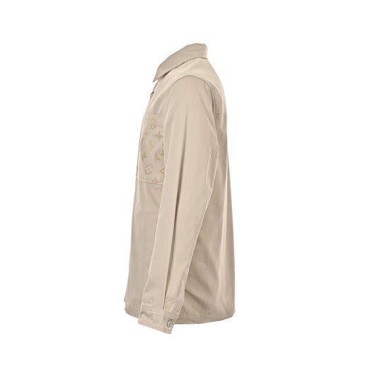 Veste chemise patchwork presbyte floquée