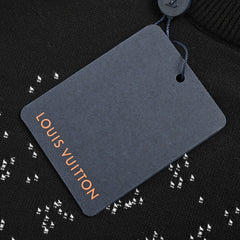 Pull à logo jacquard all-over muté