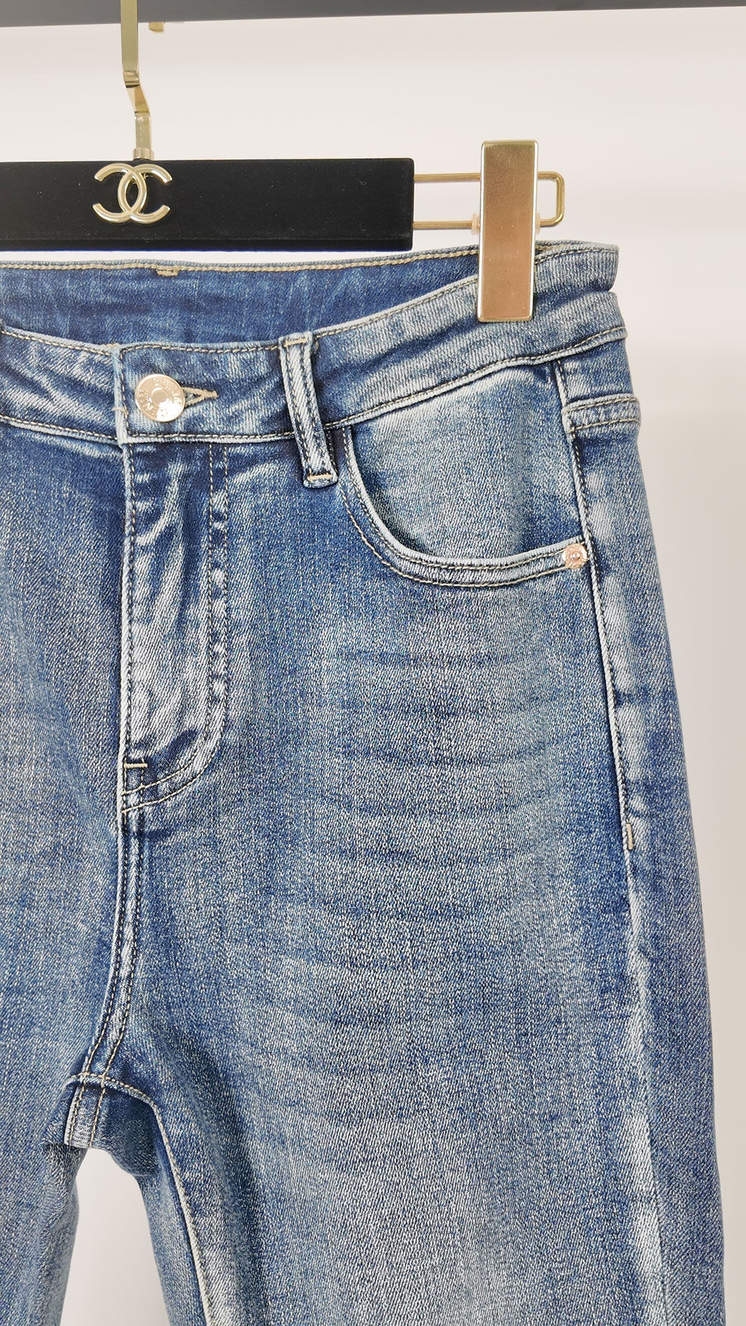 Jean vintage en dentelle