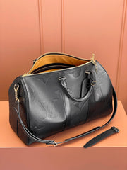 Keepall Bandoulière 45 Monogram Empreinte Leather