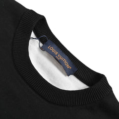 Pull à logo jacquard all-over muté