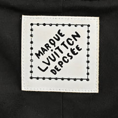 Veste de baseball en daim avec logo trèfle à quatre feuilles et strass