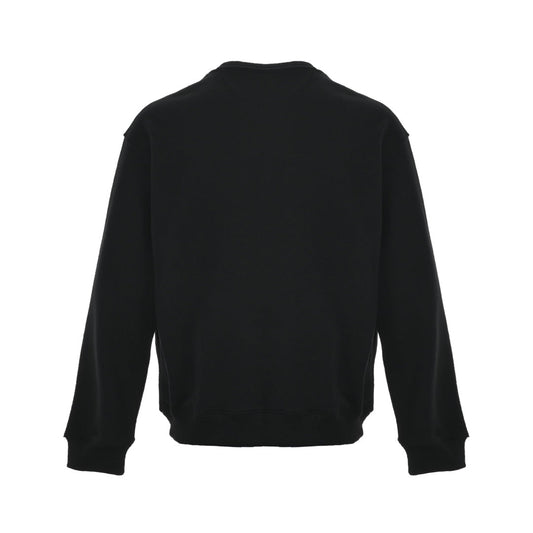 FF patch square label round neck sweatshirt