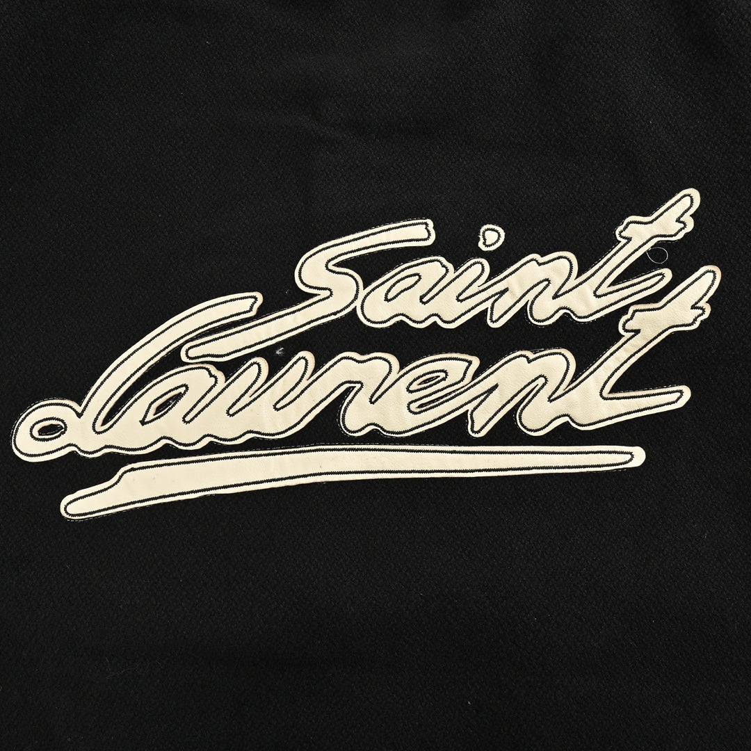 Veste de baseball avec patch signature au dos