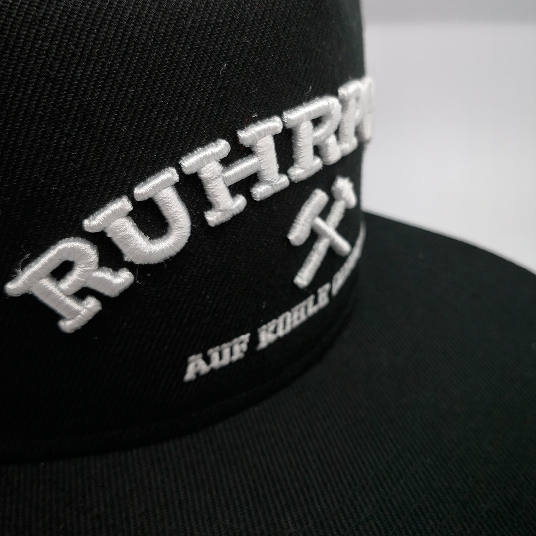 Ruhrpott Snapback - Schwarz Weiß 