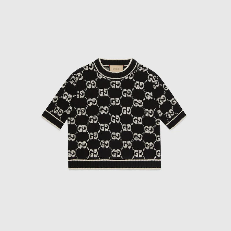 haut en velours jacquard