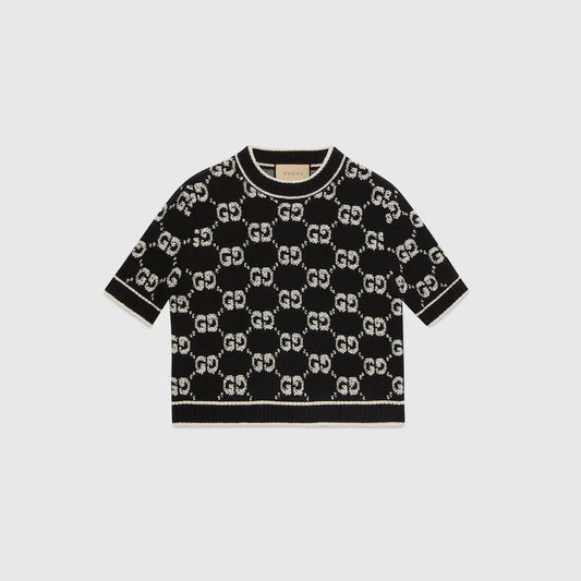 haut en velours jacquard