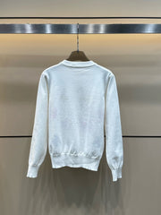 25 Early Autumn New Three-Dimensional Platinum Embroidery Knitted Cardigan
