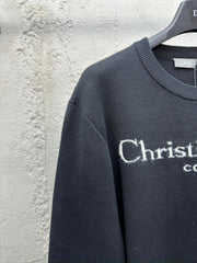 Mohair-Pullover mit Buchstaben