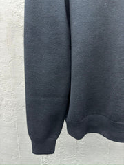 Mohair-Pullover mit Buchstaben