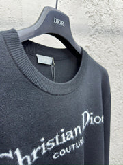 Mohair-Pullover mit Buchstaben