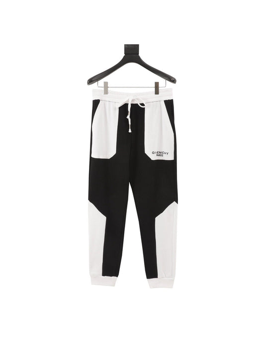 Pantalon de couleur contrastée