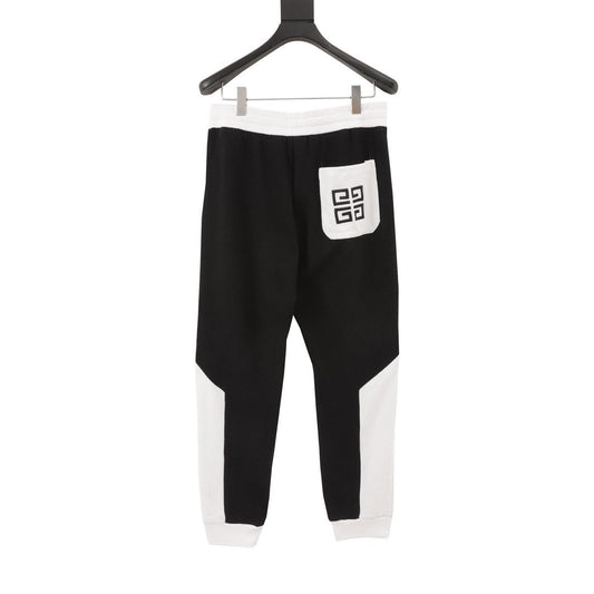 Pantalon de couleur contrastée