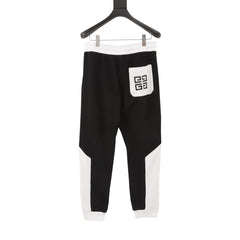 Pantalon de couleur contrastée