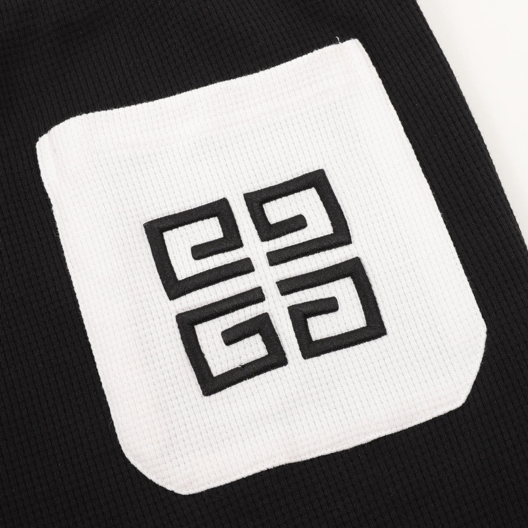 Pantalon de couleur contrastée