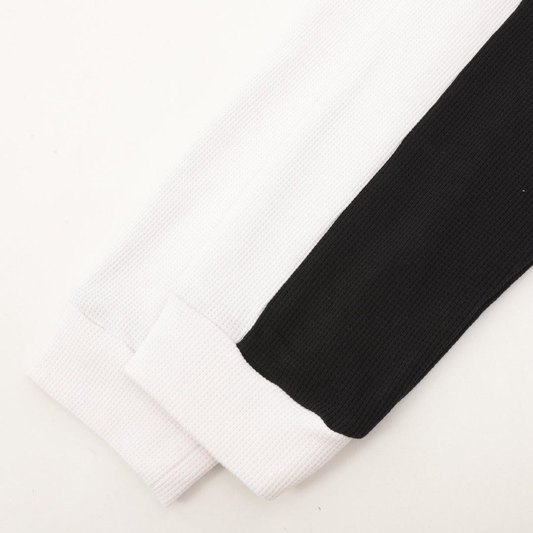 Pantalon de couleur contrastée