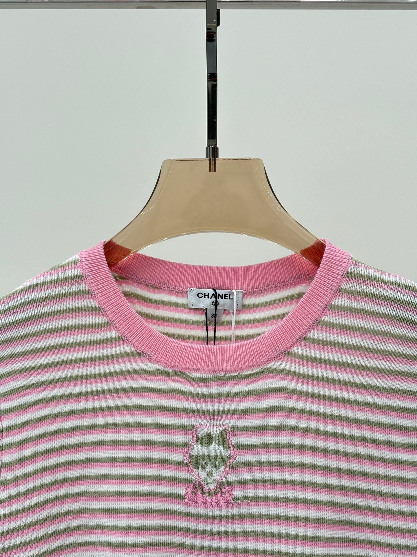 Manches longues en tricot décontracté de couleur contrastée