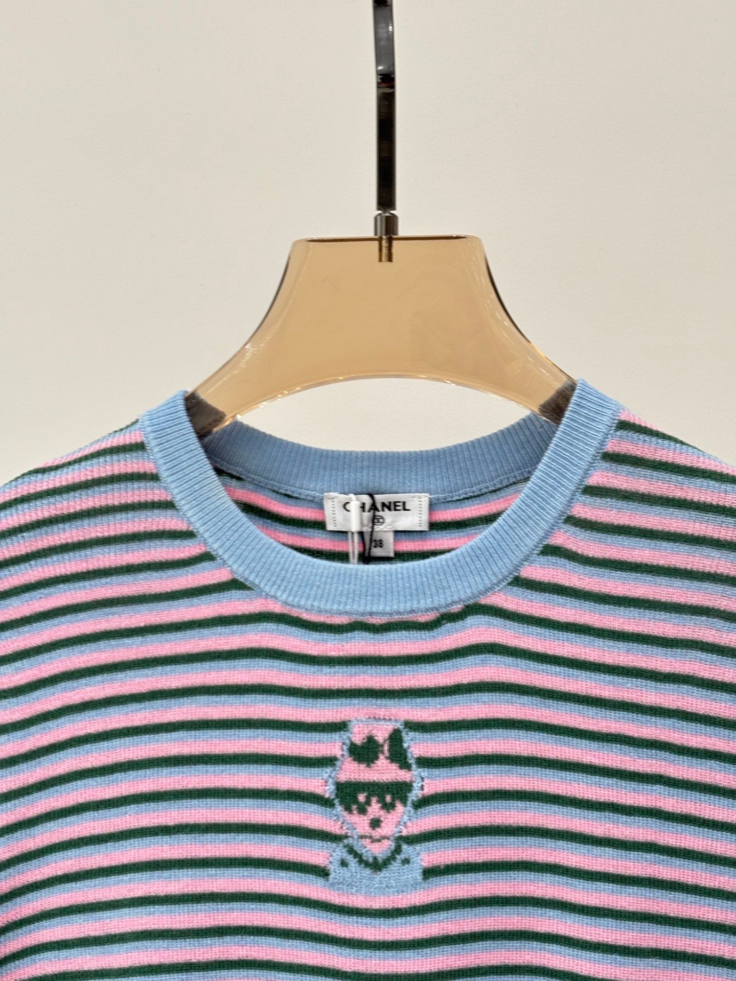 Manches longues en tricot décontracté de couleur contrastée