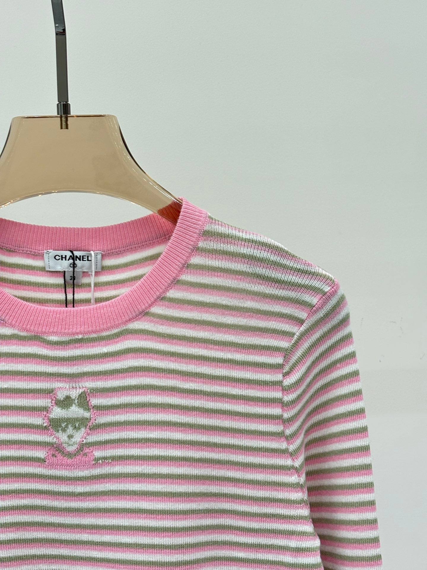 Manches longues en tricot décontracté de couleur contrastée