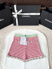 Colorblock Striped Cardigan (Cashmere)