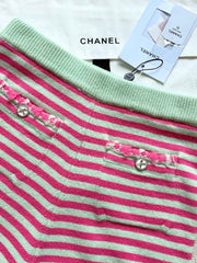Colorblock Striped Cardigan (Cashmere)