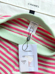 Colorblock Striped Cardigan (Cashmere)