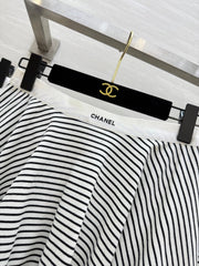 Striped cotton suit