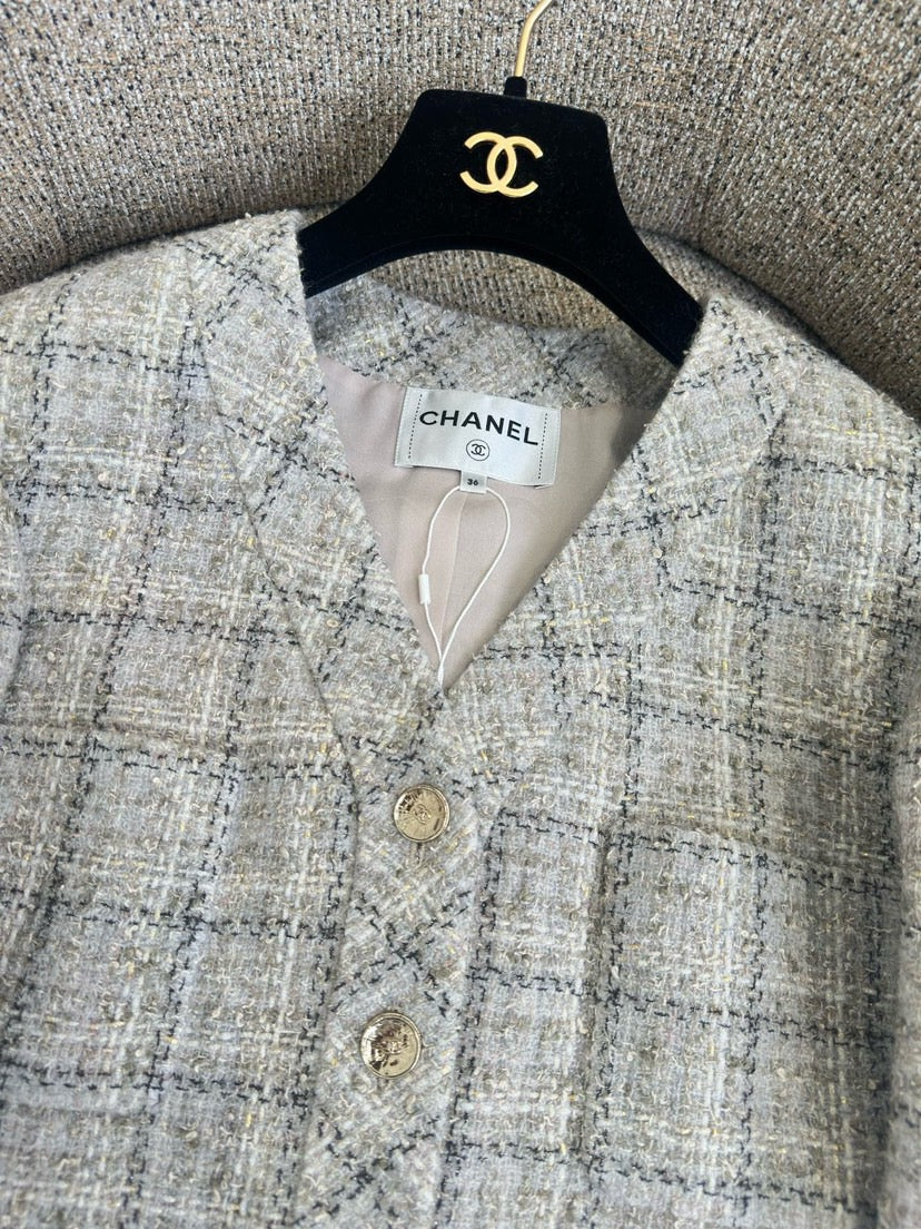 Série de début d'automne : nouvelle veste tressée style Chanel