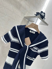 shawl collar knitted top
