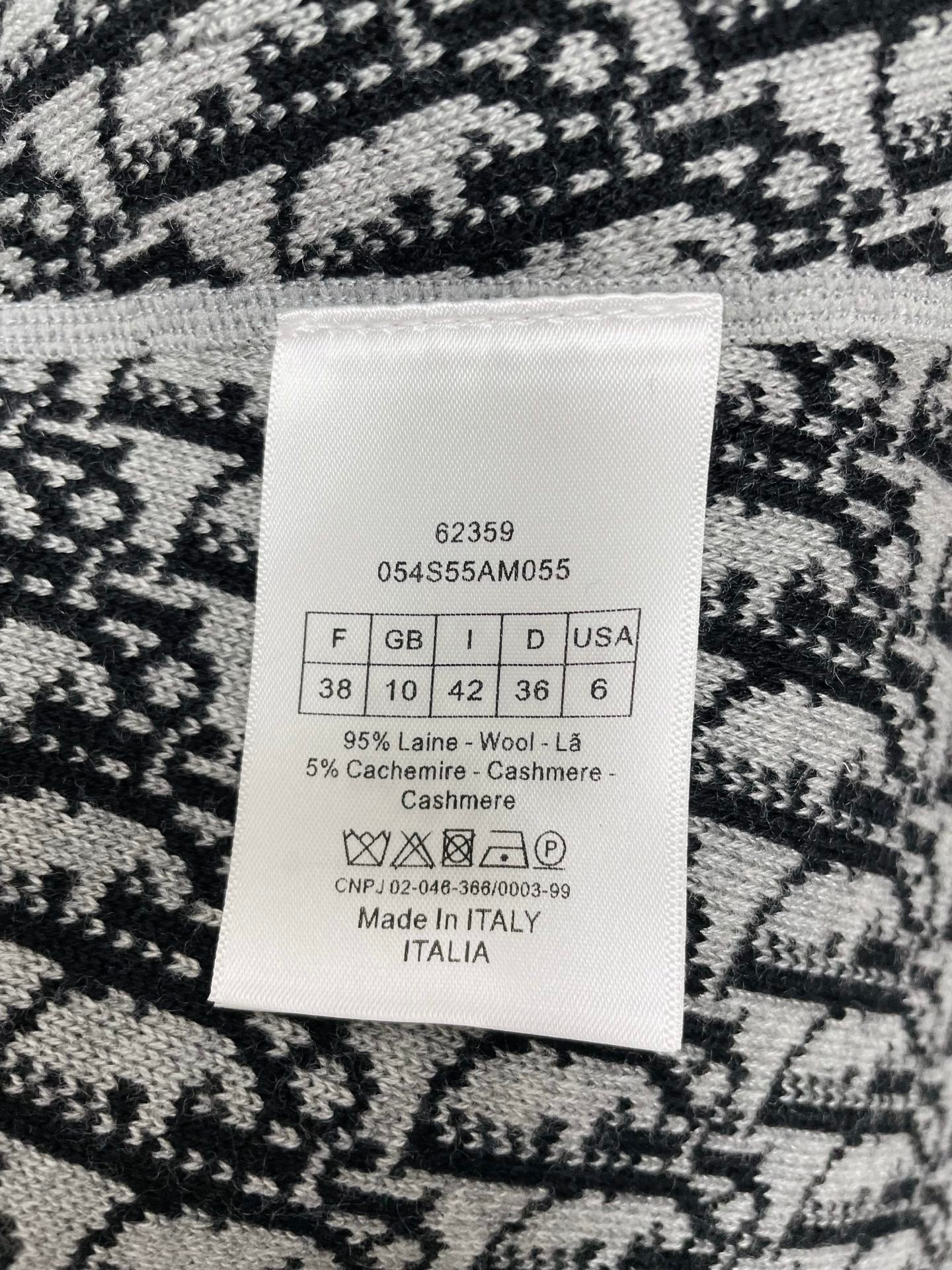 Veste zippée en cachemire à double face