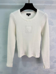 Heart knitted shirt