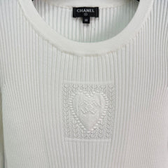 Heart knitted shirt