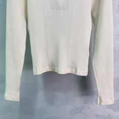 Heart knitted shirt