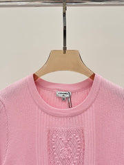 Heart knitted vest