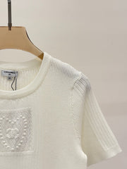 Heart knitted vest