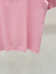 Heart knitted vest