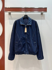 Denim with monogram lapel