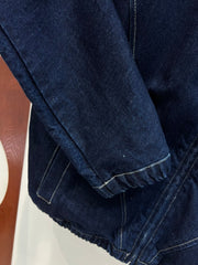 Denim with monogram lapel