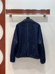 Denim with monogram lapel