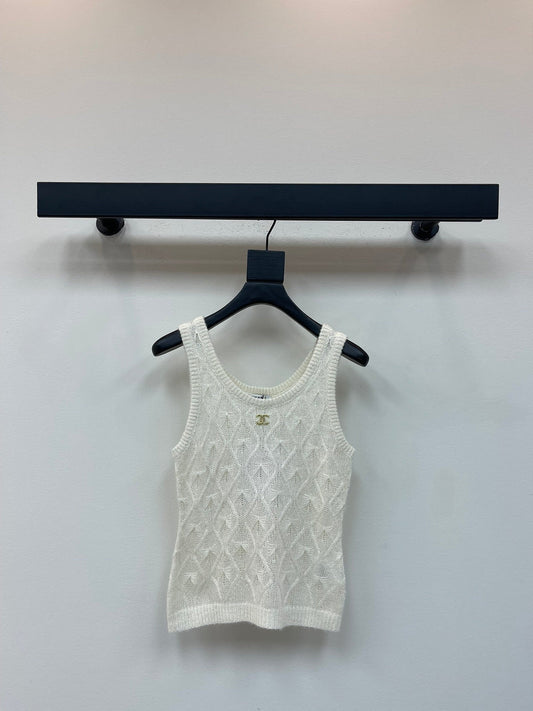 3D Snowflake Knitted Vest