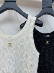 3D Snowflake Knitted Vest