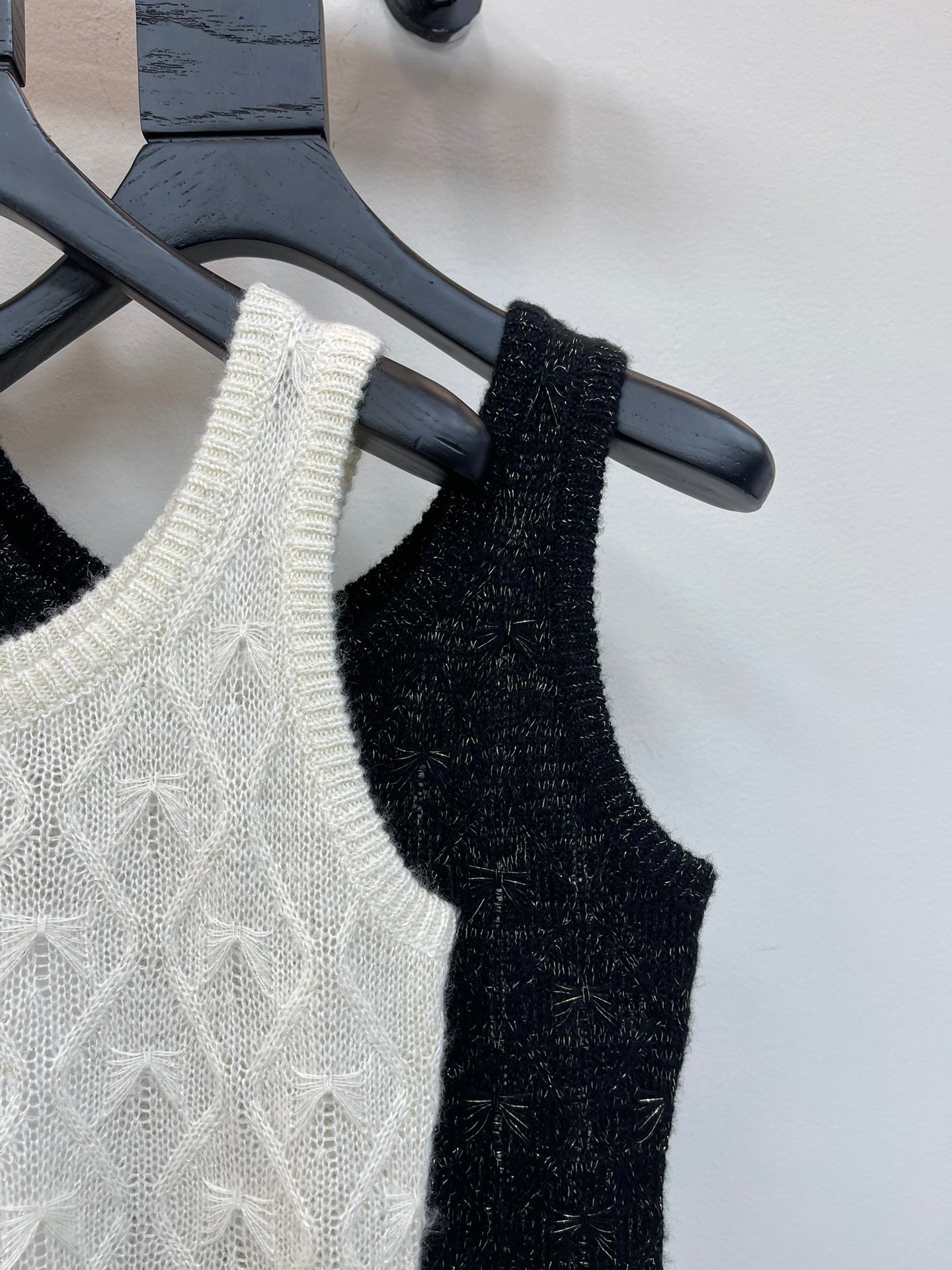 Gilet tricoté flocon de neige 3D