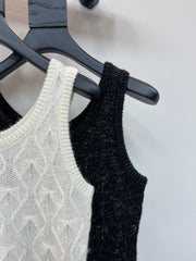 3D Snowflake Knitted Vest