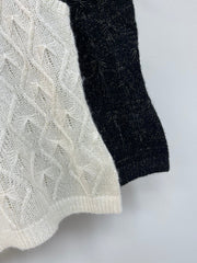 3D Snowflake Knitted Vest
